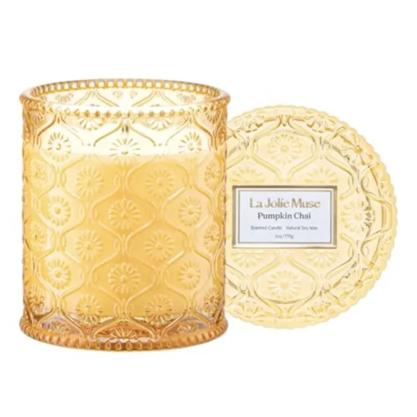 Santal Scented Candle - 6 oz Natural Soy Wax