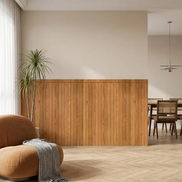 Paintable Wainscoting Wall Panel Kit 8 PCS 38.58 By 9.84 Inches Decorative Accent Wall Panels Covers 21 Square Feet